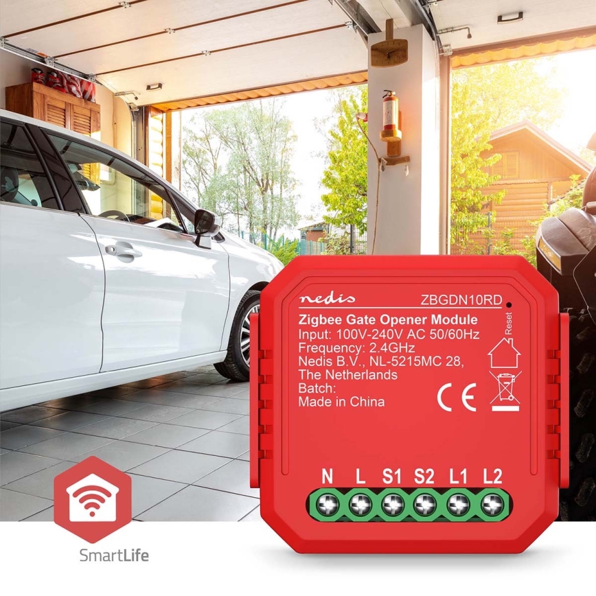 Interruptor inteligente para puerta de garaje SmartLife Zigbee Tuya