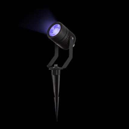Pack de 3 lámparas LED RGBW regulables para exterior SmartLife LED/3W/230V IP65 Wi-Fi Tuya negras