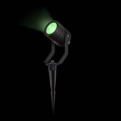 Pack de 3 lámparas LED RGBW regulables para exterior SmartLife LED/3W/230V IP65 Wi-Fi Tuya negras