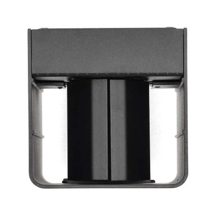 Aplique de pared exterior LED RGBW regulable SmartLife LED/12W/230V IP65 Wi-Fi Tuya negro