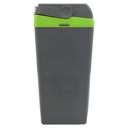 Nevera portátil para coche 22 l 55W/12V/230V gris/verde