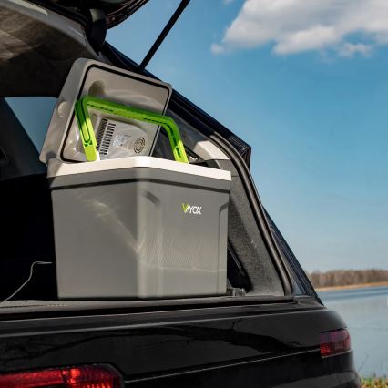 Nevera portátil para coche con función de calefacción 27 l 230V/12V/24V gris