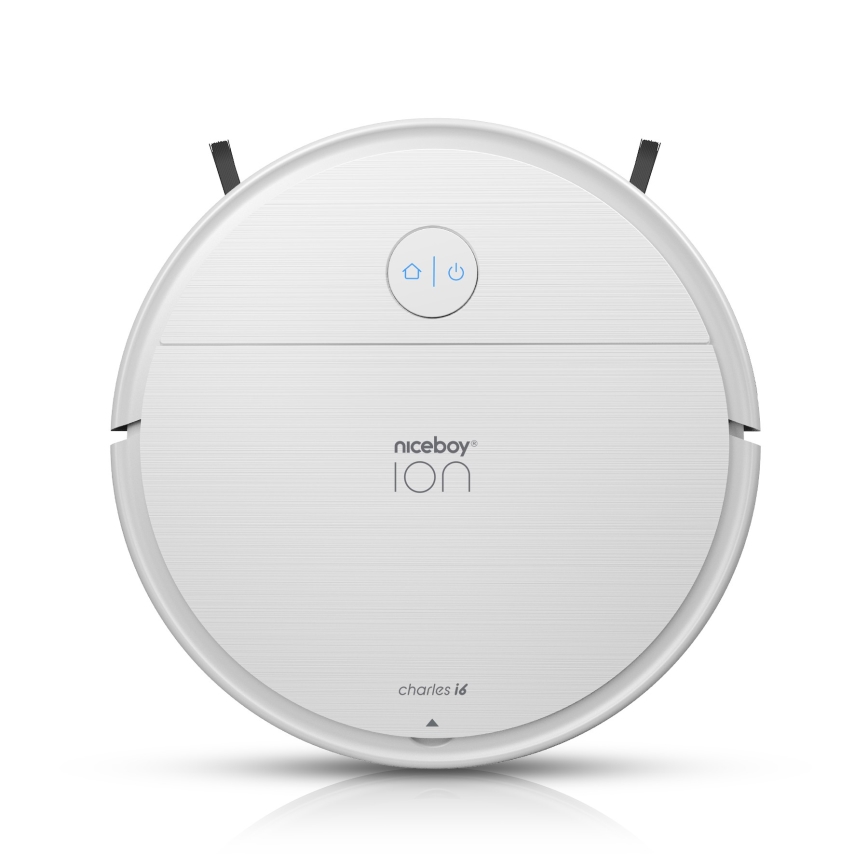 Niceboy ION Charles i6 - Robot aspirador inteligente 2en1 2600 mAh Wi-Fi blanco