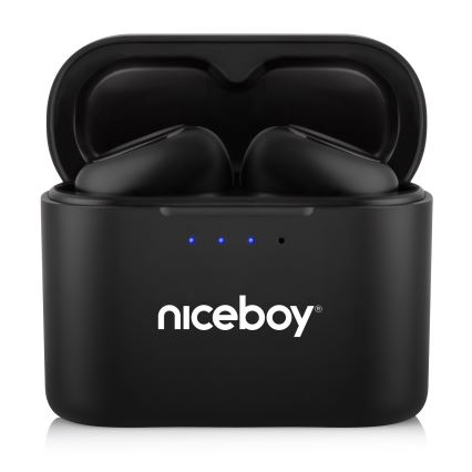 Niceboy Podsie 4 - Auriculares inalámbricos IP54 en negro