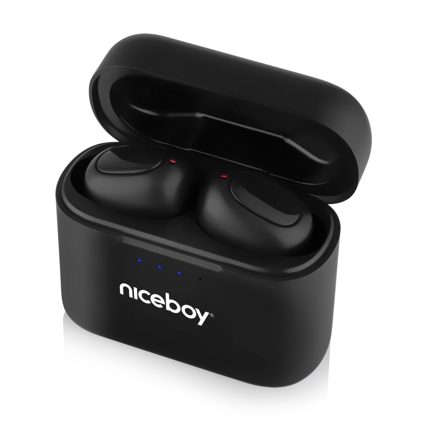 Niceboy Podsie 4 - Auriculares inalámbricos IP54 en negro