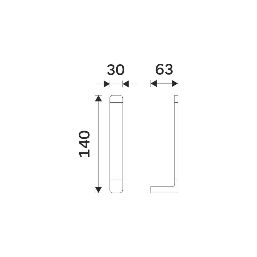 NIMCO MA 29055R-26 - Portarrollos de papel higiénico MAYA cromo brillante