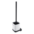 NIMCO MAC 29094KN-90 - Cepillo para inodoro montado en la pared MAYA blanco/negro mate