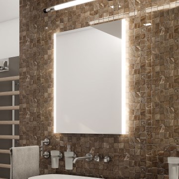 NIMCO ZP 11000 - Espejo de baño retroiluminado LED/18W/230V 6500K 60x40 cm IP44
