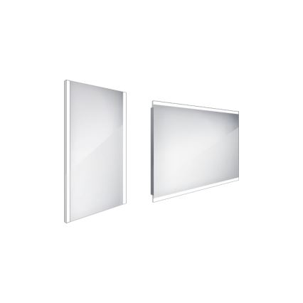 NIMCO ZP 11000 - Espejo de baño retroiluminado LED/18W/230V 6500K 60x40 cm IP44