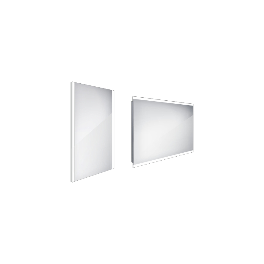 NIMCO ZP 11000 - Espejo de baño retroiluminado LED/18W/230V 6500K 60x40 cm IP44