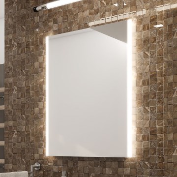 NIMCO ZP 11001 - Espejo de baño retroiluminado LED/21W/230V 6500K 70x50 cm IP44