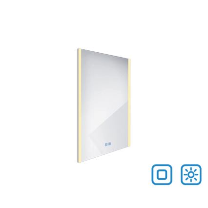 NIMCO ZP 11001VX - Espejo de baño LED retroiluminado regulable/21W/230V 3000-6500K 70x50 cm IP44