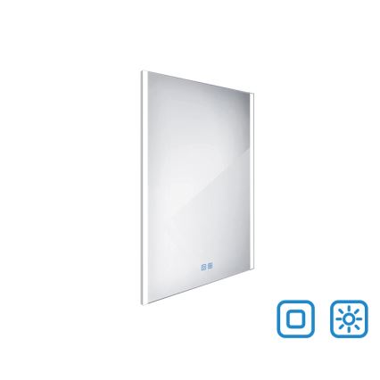 NIMCO ZP 11002VX - Espejo de baño retroiluminado regulable LED/24W/230V 3000-6500K 80x60 cm IP44