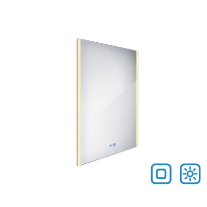 NIMCO ZP 11002VX - Espejo de baño retroiluminado regulable LED/24W/230V 3000-6500K 80x60 cm IP44
