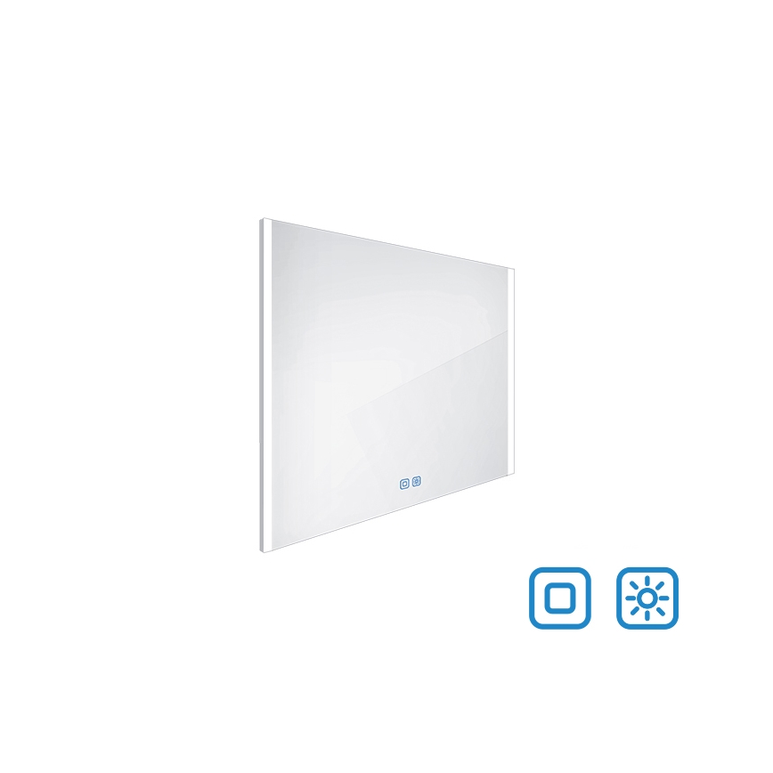 NIMCO ZP 11003VX - Espejo de baño LED retroiluminado y regulable LED/21W/230V 3000-6500K 70x80 cm IP44