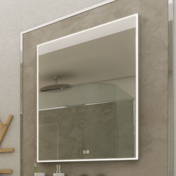 NIMCO ZP 13002VX - LED Espejo de baño retroiluminado regulable LED/41W/230V 3000-6500K 80x60 cm IP44