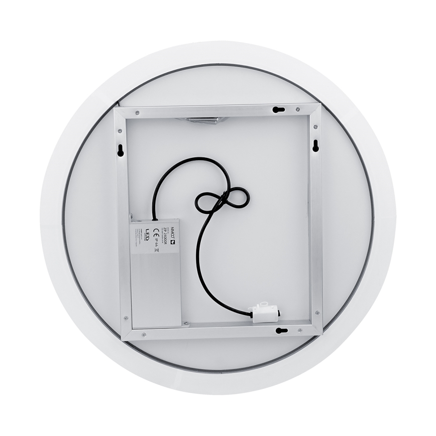 NIMCO ZP 26000R - Espejo de baño retroiluminado LED/26W/230V 6500K Ø 60 cm IP44