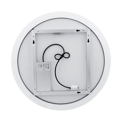 NIMCO ZP 26000RVX - Espejo de baño retroiluminado LED regulable, LED/26W/230V, 3000-6500K, Ø 60 cm, IP44
