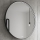 NIMCO ZPC 31002RVX-90 - Espejo retroiluminado LED regulable para baño LED/26W/230V 3000-6500K diámetro 80 cm negro mate IP44