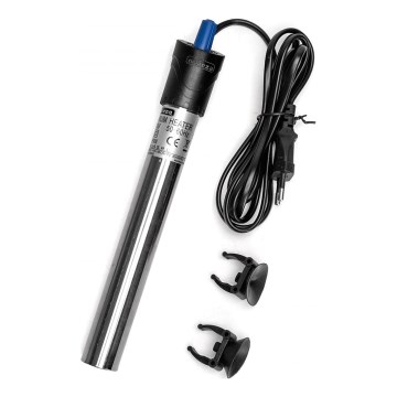 Nobleza - Calentador para acuario 50 W, acero inoxidable