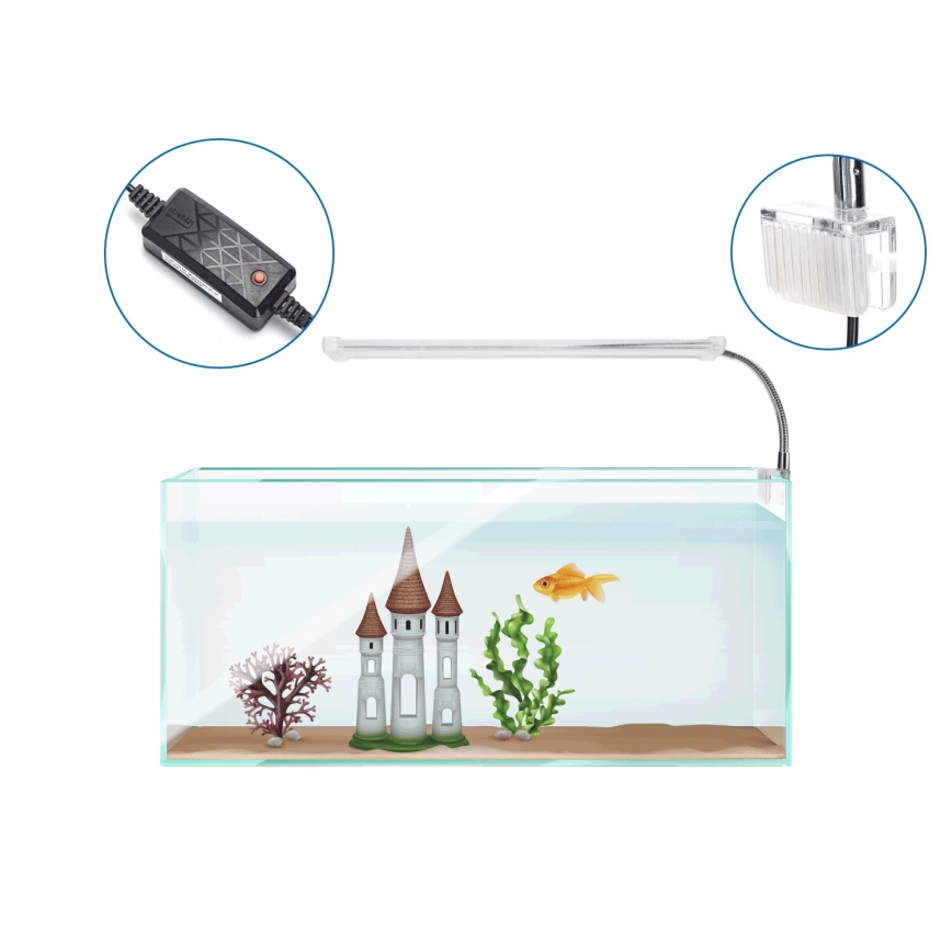 Nobleza - LED Iluminación para acuarios LED/8W/230V IPX7 30 cm
