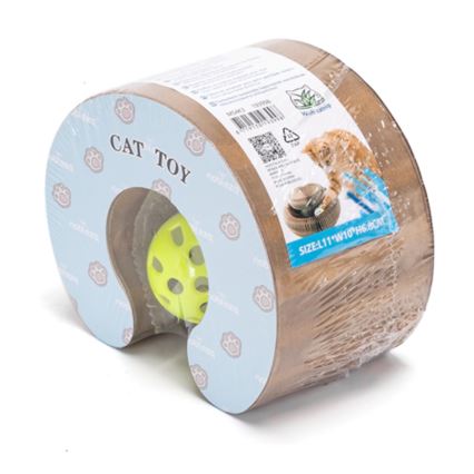 Nobleza - Rascador para gatos 3 en 1 marrón
