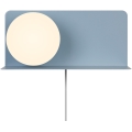 Nordlux - Aplique con estante LILIBETH 1xE14/25W/230V azul