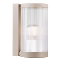 Nordlux - Aplique de exterior COUPAR 1xE27/25W/230V IP54 beige