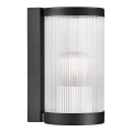 Nordlux - Aplique de exterior COUPAR 1xE27/25W/230V IP54 negro