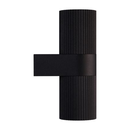 Nordlux - Aplique de exterior KYKLOP 2xGU10/25W/230V IP54 negro