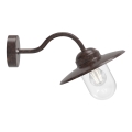 Nordlux - Aplique de exterior LUXEMBOURG 1xE27/60W/230V IP54 marrón/pátina