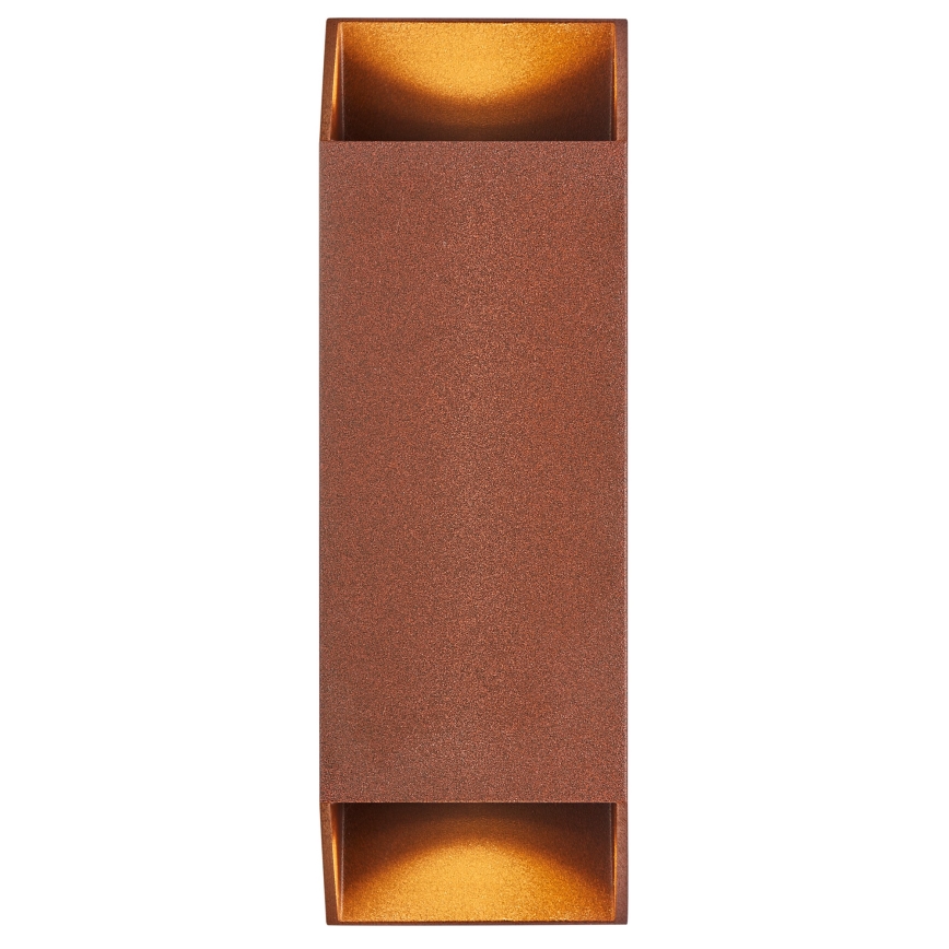 Nordlux - Aplique de exterior NICO 2xGU10/35W/230V IP54 marrón