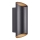 Nordlux - Aplique de exterior NICO 2xGU10/35W/230V IP54 negro