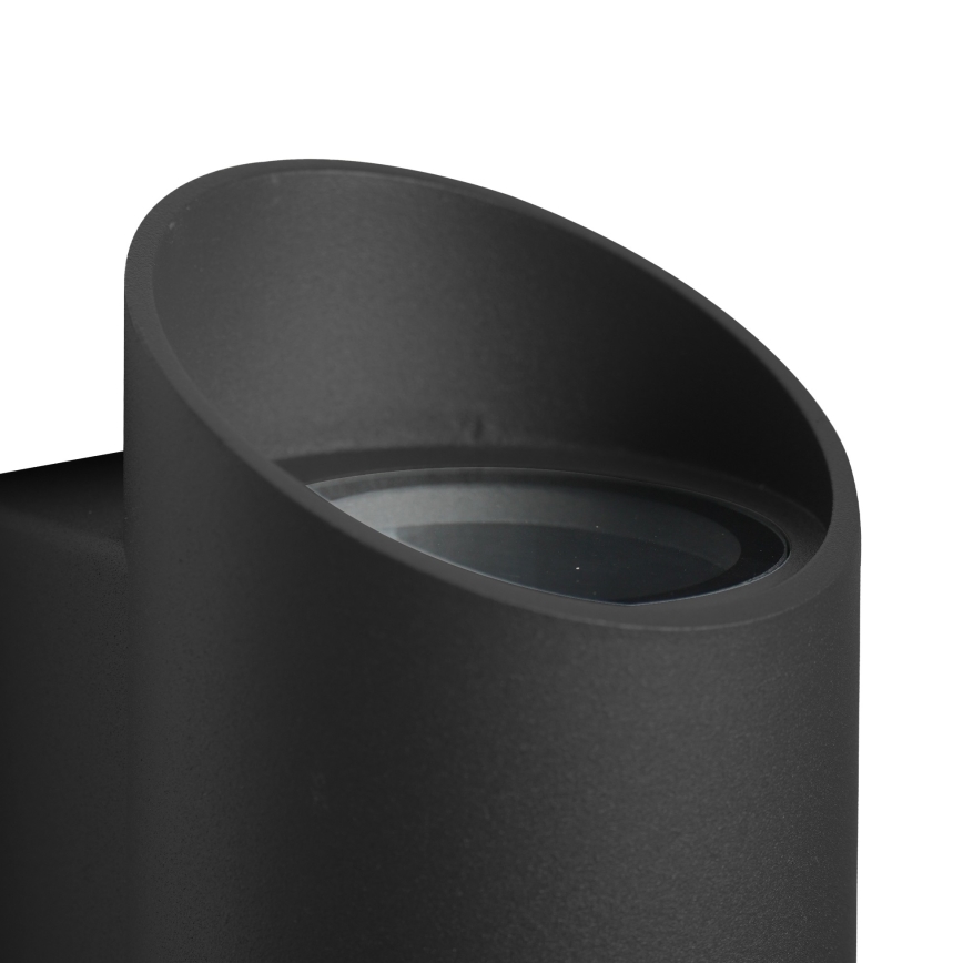 Nordlux - Aplique de exterior NICO 2xGU10/35W/230V IP54 negro