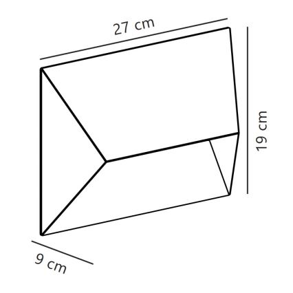 Nordlux - Aplique de exterior PONTIO 2xGU10/25W/230V IP54 blanco