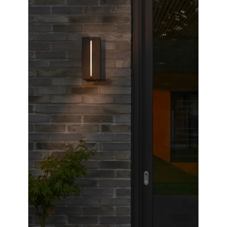 Nordlux - Aplique de pared exterior CLARINI 2xE27/15W/230V IP54