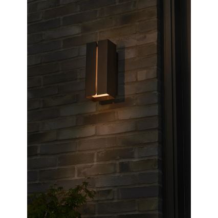 Nordlux - Aplique de pared exterior CLARINI 2xE27/15W/230V IP54