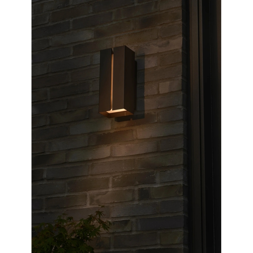 Nordlux - Aplique de pared exterior CLARINI 2xE27/15W/230V IP54