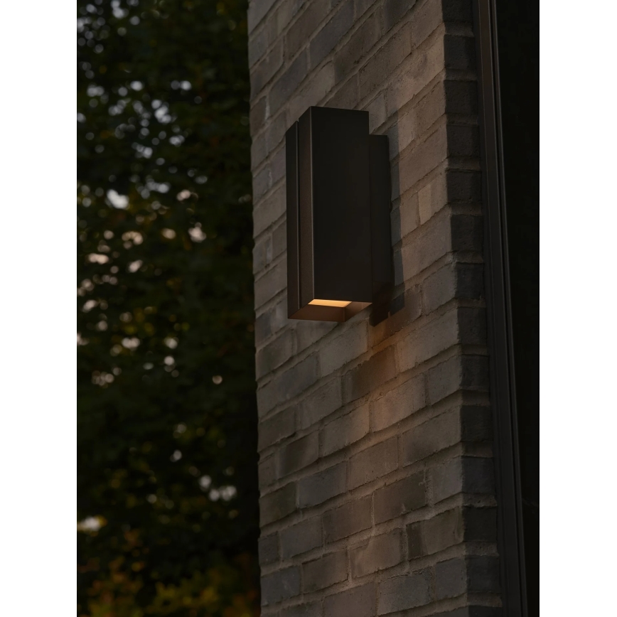 Nordlux - Aplique de pared exterior CLARINI 2xE27/15W/230V IP54