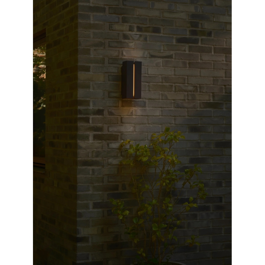 Nordlux - Aplique de pared exterior CLARINI 2xE27/15W/230V IP54