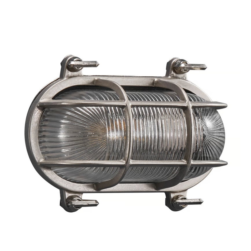 Nordlux - Aplique de pared exterior HELFORD 1xE27/12,5W/230V IP64 gris