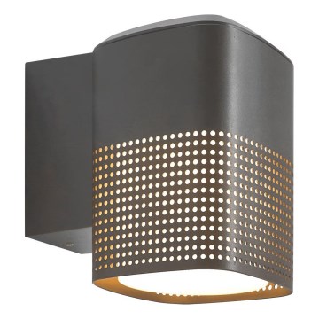 Nordlux - Aplique de pared exterior SIDARA 1xE27/15W/230V IP54 antracita