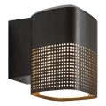 Nordlux - Aplique de pared exterior SIDARA 1xE27/15W/230V IP54 negro