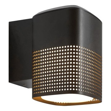 Nordlux - Aplique de pared exterior SIDARA 1xE27/15W/230V IP54 negro