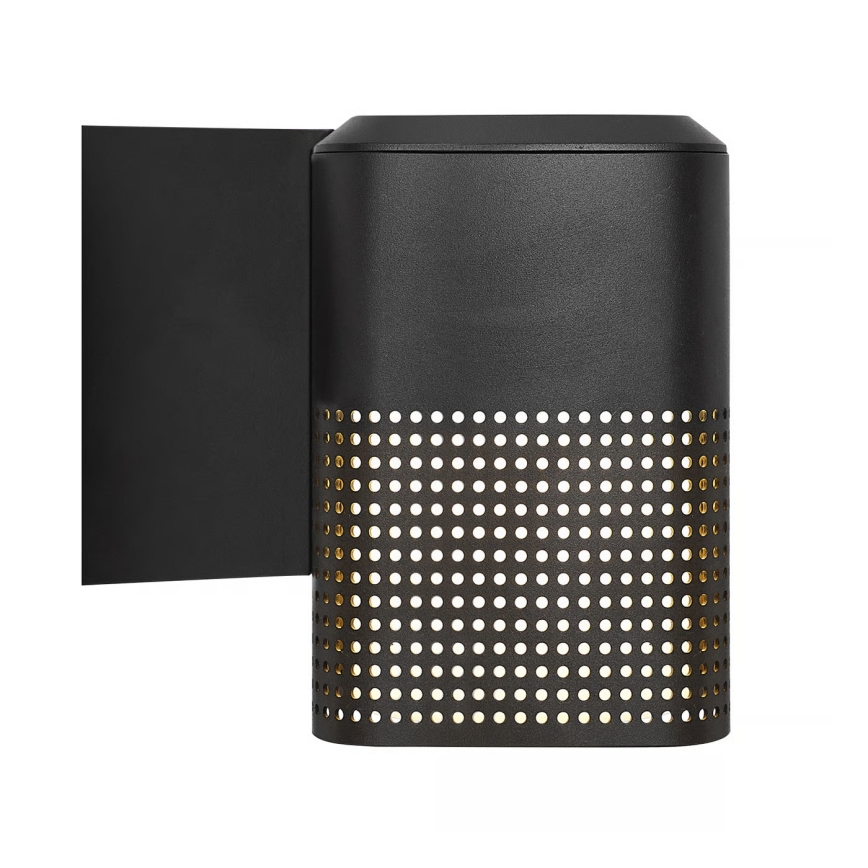 Nordlux - Aplique de pared exterior SIDARA 1xE27/15W/230V IP54 negro