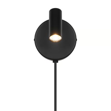 Nordlux - Aplique de pared LED orientable OMARI LED/3,2W/230V negro