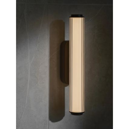 Nordlux - Aplique LED regulable para baño VIRELLE LED/8W/230V 3000/4000K IP44 negro