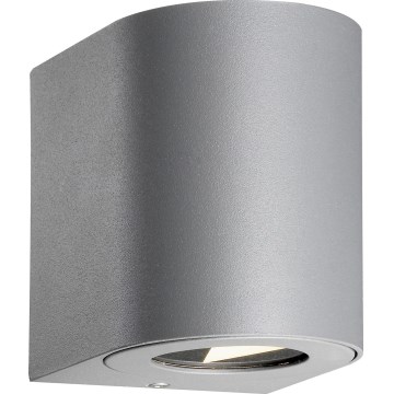 Nordlux - Aplique de pared LED para exterior CANTO 2xLED/5,5W/230V IP44 gris
