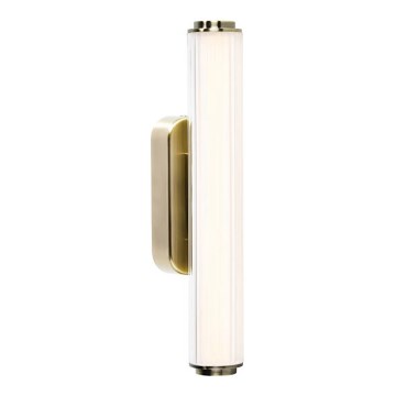 Nordlux - Aplique de pared LED regulable para baño VIRELLE LED/8W/230V 3000/4000K IP44 latón