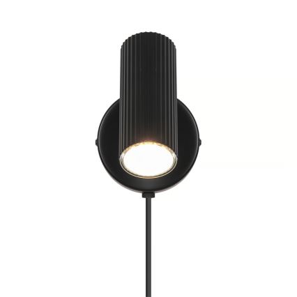 Nordlux - Aplique de pared orientable VICO 1xGU10/5W/230V negro